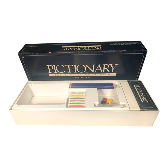 VTG 1985 Pictionary First Edition Rare Original  Complete Game Set - Picture 2 of 7